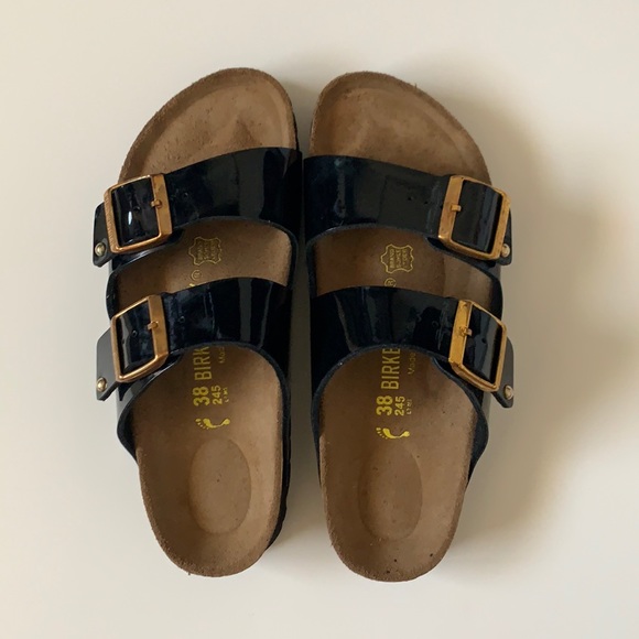 gold buckle birkenstocks
